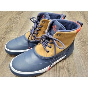 Sperry Men's Blue and Tan Boots